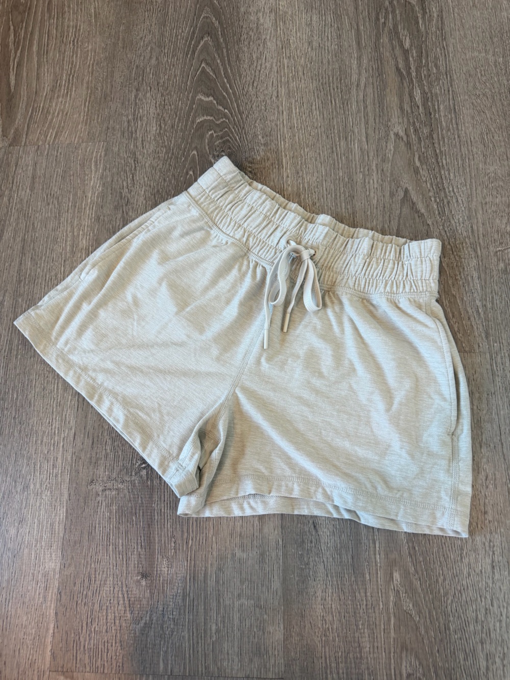 Like new, by FLX Cream Drawstring Lounge Shorts